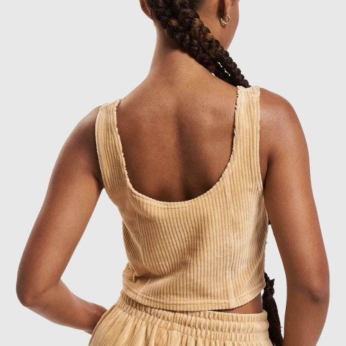 Karl Kani Γυναικεία αμάνικη μπλούζα Signature Corduroy Corset Top